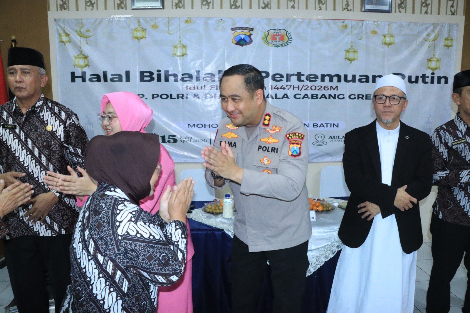 Perkuat Sinergitas, Kapolres Gresik Silaturahmi Bersama Keluarga Besar PP Polri