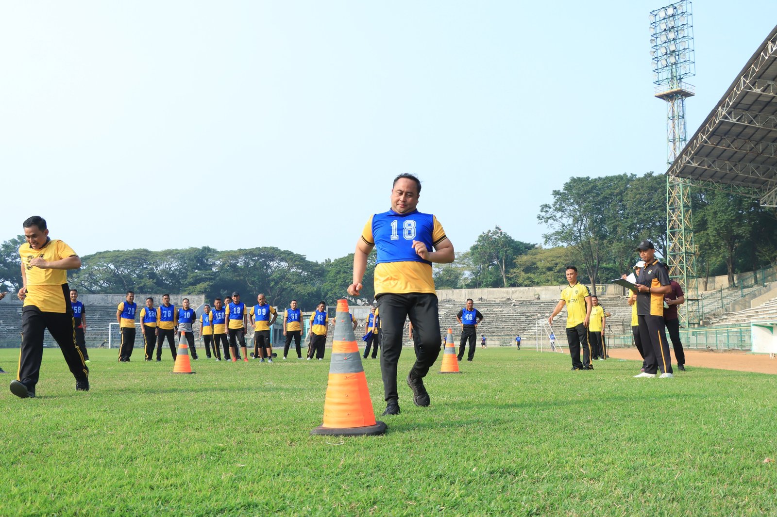 Tes Kesemaptaan Jasmani Semester I 2026, Polres Gresik Jaga Kebugaran Personel