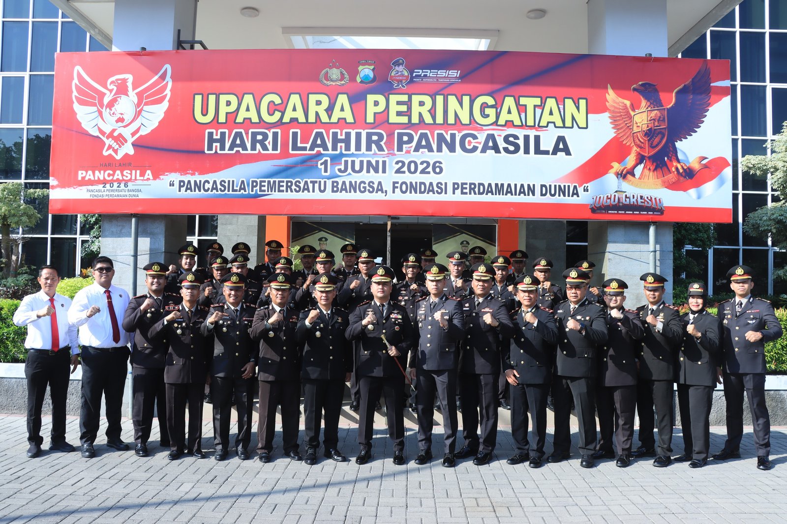 Kapolres Gresik Ajak Personel Maknai di Hari Pancasila 2026 Sebagai Pedoman