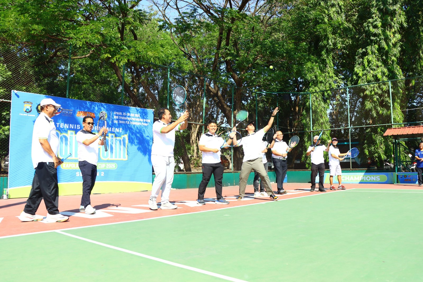 Peringati Hari Bhayangkara ke-80, Polres Gresik Gelar Turnamen Tenis Point to Point Season 2, Pererat Sportivitas dan Silaturahmi