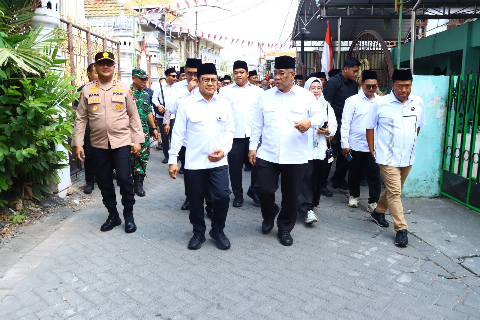 Saat Dampingi Kunker Menko Muhaimin ke Gresik, Kapolres Gresik Beri Pesan untuk Generasi Muda