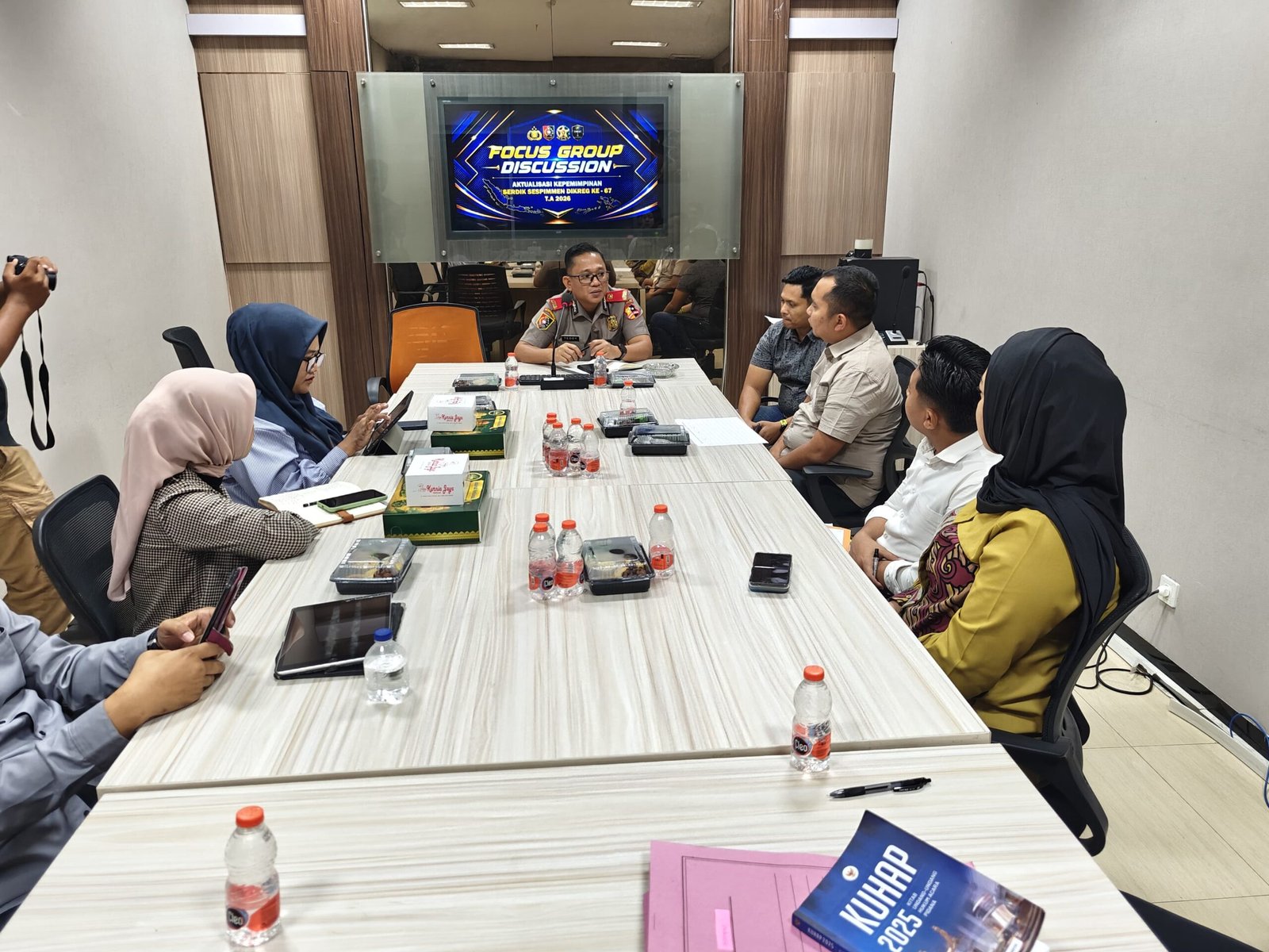 Perkuat Sinergi Antar-Lembaga, Serdik Sespimmen Dikreg ke-67 Gelar FGD Aktualisasi Kepemimpinan di Polres Gresik