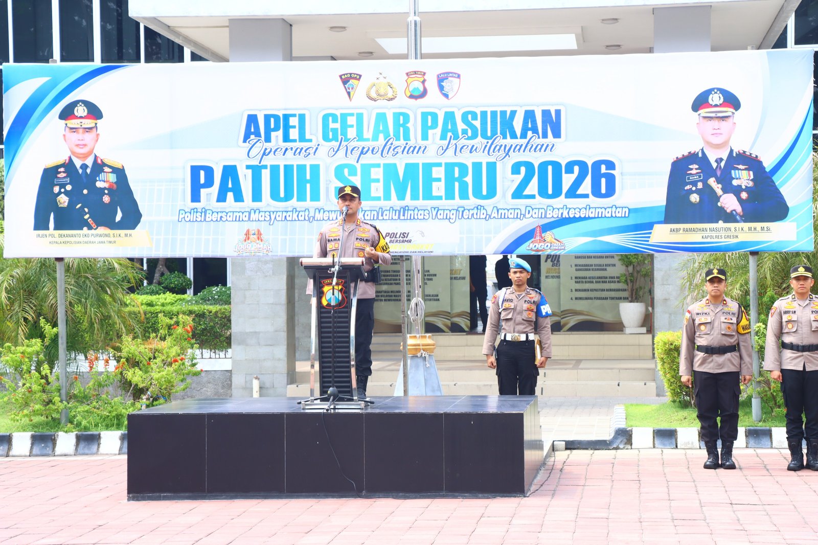 Polres Gresik Gelar Operasi Patuh Semeru 2026, Utamakan Edukasi dan Keselamatan Pengendara